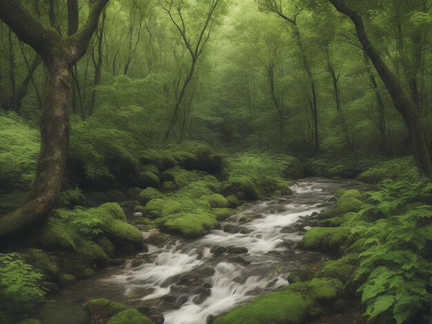 Natur schöne Nahaufnahme Bild ai generiert