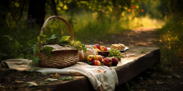 Naturaleza muerta de picnic