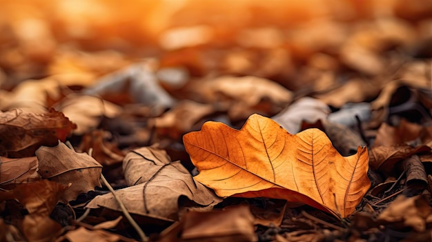 La naturaleza de otoño deja el fondo