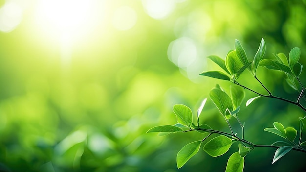 La naturaleza del papel tapiz de hoja verde