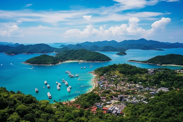 Foto la naturaleza de phuket, tailandia