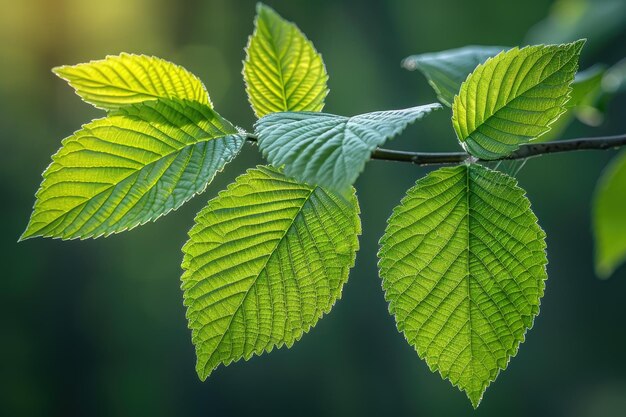 La naturaleza de primavera brillante y verde fotografía profesional