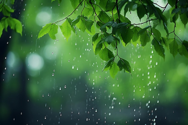 La naturaleza refresca la lluvia Las fotos de la lluvia