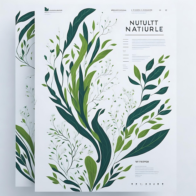 NatureBusinessflyer Vorlage