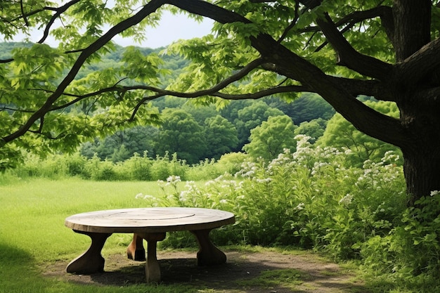 Naturen Tisch Picknick-Foto