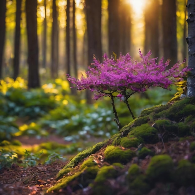 Naturen Zauberfreies Foto mit Bokeh-Effekt Umarmen Sie die Schönheit des Freien