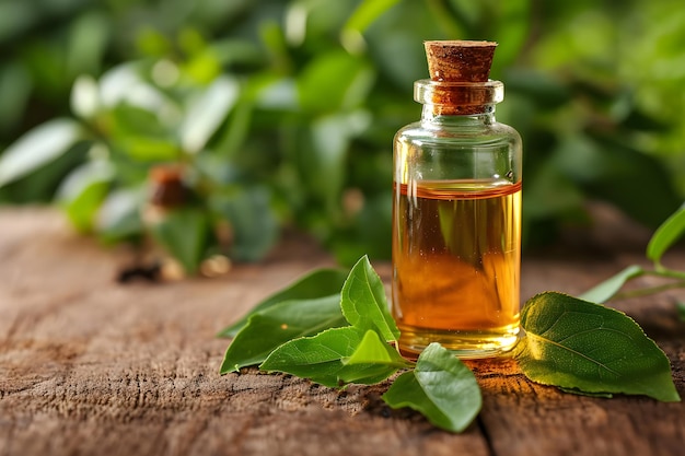 Natures Essence Óleo de Árvore de Chá para Saúde e Beleza IA Generativa