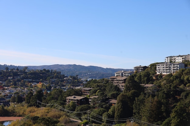 Natureza e cidade da reserva de St Hilary39s em Belvedere e Tiburon, Califórnia