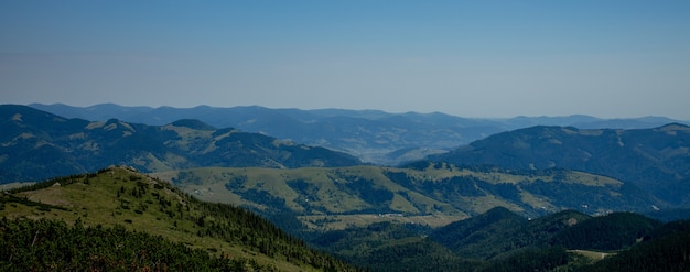 Natureza paisagem de belas montanhas