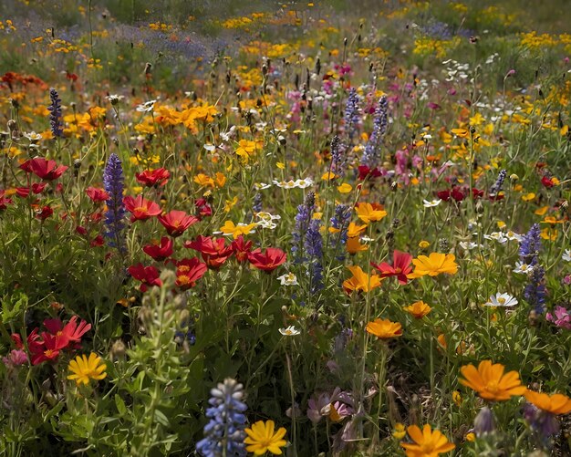 Natureza tela no Dia Mundial do Meio Ambiente Flores silvestres Abelhas e a beleza da polinização