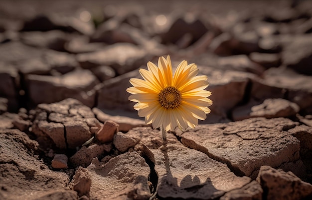 Natureza terra seca flor Gerar ai