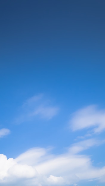 Foto naturhintergrund des blauen himmels und des cloudscape