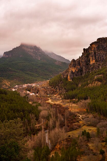 Naturlandschaft des tobatals jaen