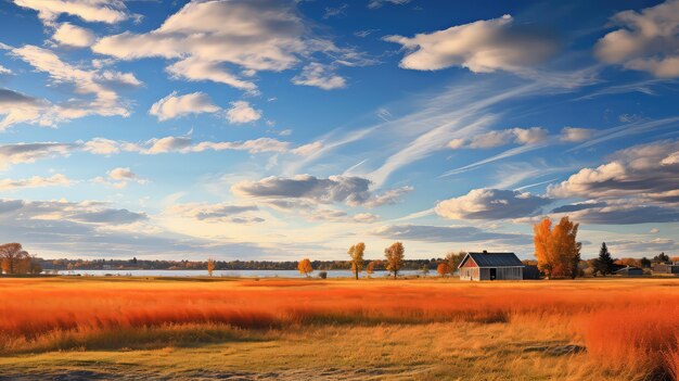 Naturlandschaft Herbsthintergrund