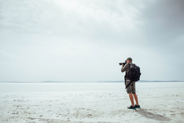 Naturreisen Landschaftsfotograf fotografiert. Truthahn.