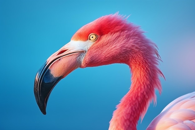 Naturschwarze Vögel Flamingo