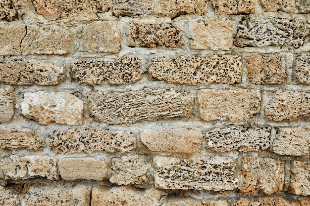 Natursteinbeschaffenheit der Steinmauer