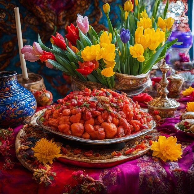 Foto nauruz ferien frühlingsfest