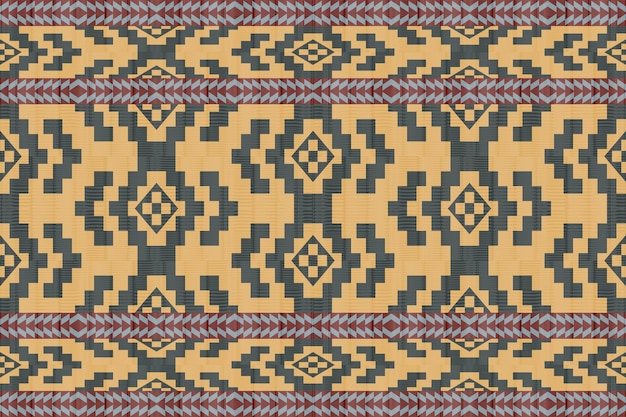 Navajo padrão sem costura de vetor tribal ornamento nativo americano estilo de decoração étnico do sudoeste B