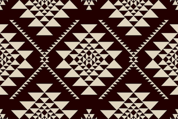 Navajo padrão sem costura de vetor tribal ornamento nativo americano estilo de decoração étnico do sudoeste