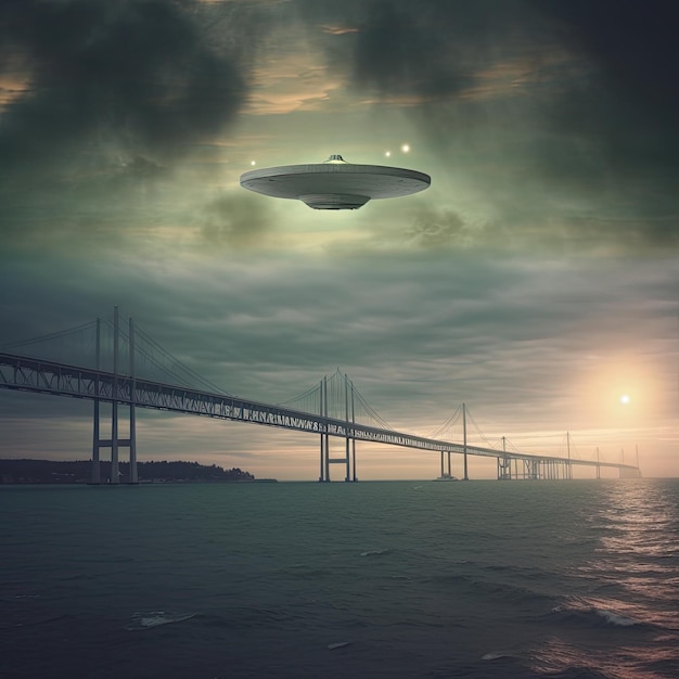 Una nave espacial alienígena