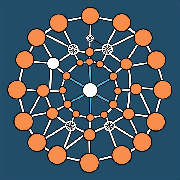 Foto navegando por las constelaciones de stardust mandala en vector