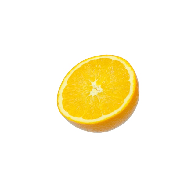 Navel Orangen auf weißem Hintergrund