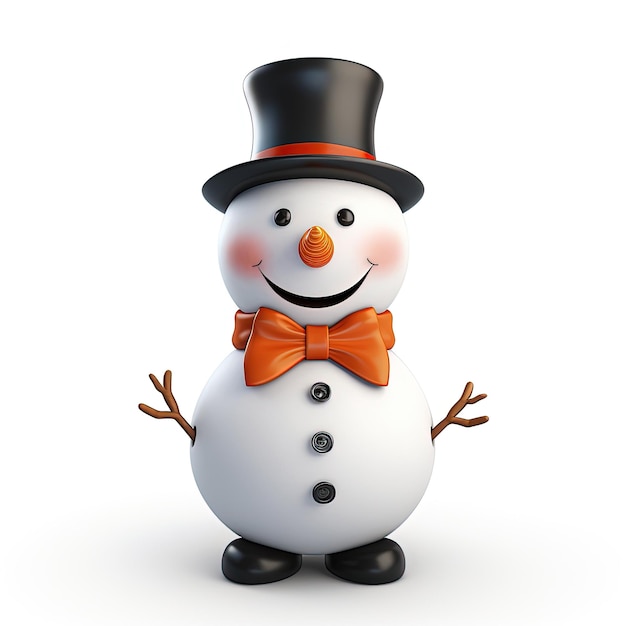 Foto navidad 3d personajes de papá noel rano pingüino elfo soldado juguete oso polar hombre de nieve