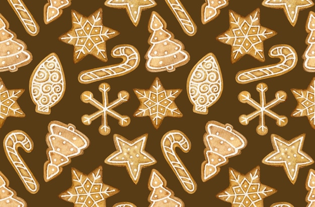 Navidad y feliz año nuevo invierno sin costura patrón foto de fondo