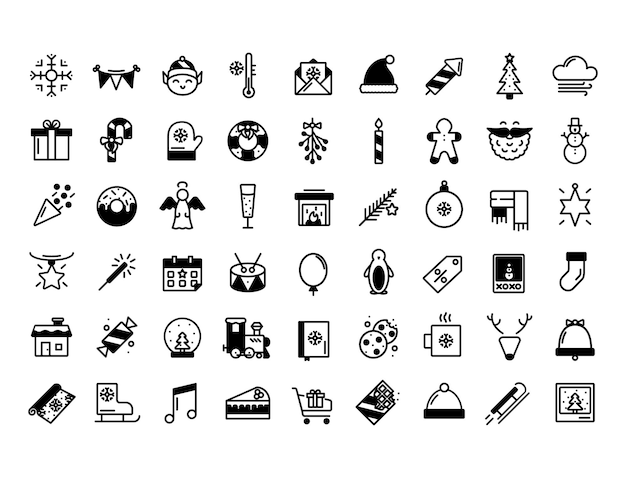 Navidad Icon Set