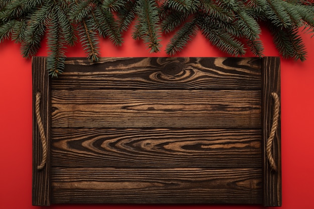 Foto navidad de madera