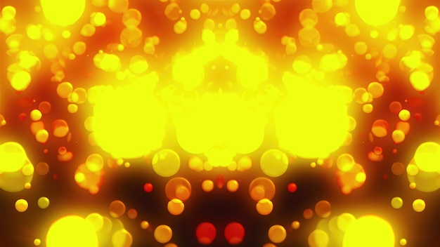 Navidad de oro reluciente generada por computadora