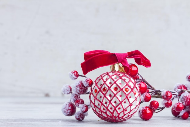 Navidad roja y blanca