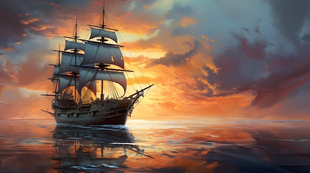 Navio a vela, navio pirata