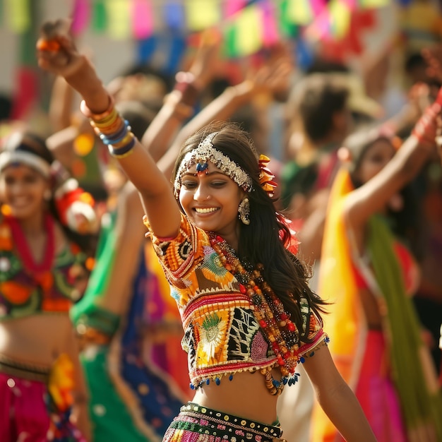 Navratri celebra el estilo de vida y la cultura indios