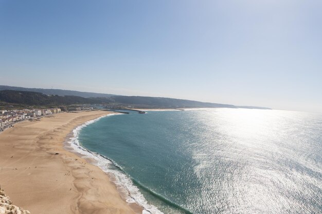 Nazare vista mar y playa