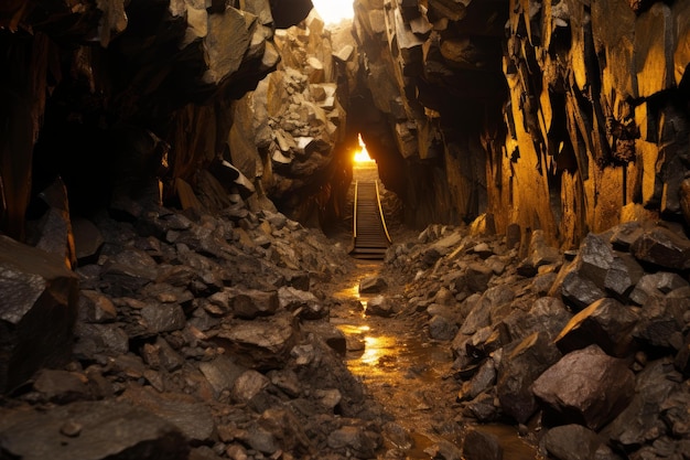 Índice de la mina de oro de piedra valiosa Generar Ai