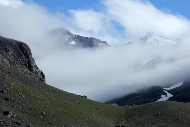 Nebliger Berg Dedegol Berg Isparta Türkei