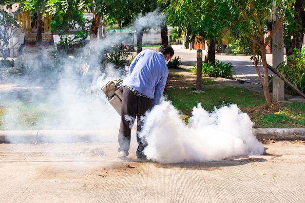 Nebulización DDT spray mosquito kill para protección contra virus