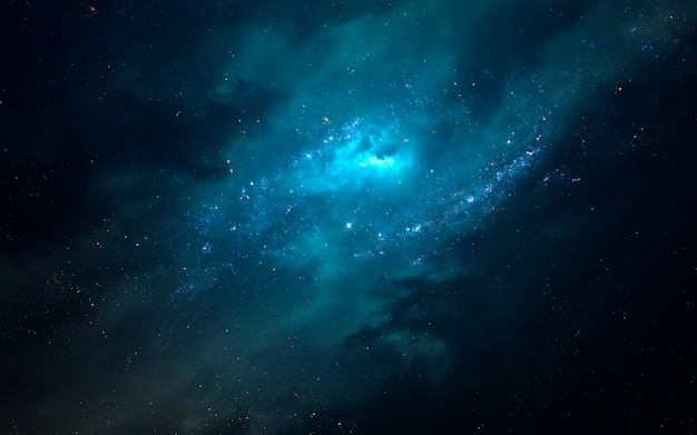Nebulosa en algún lugar de la Vía Láctea. Imagen del espacio profundo, fantasía de ciencia ficción en alta resolución ideal para papel tapiz e impresión. Elementos de esta imagen proporcionada por la NASA