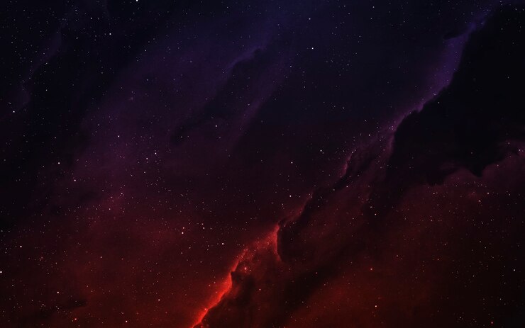 Foto nebulosa colorida com bilhões de estrelas e planetas. elementos desta imagem fornecidos pela nasa