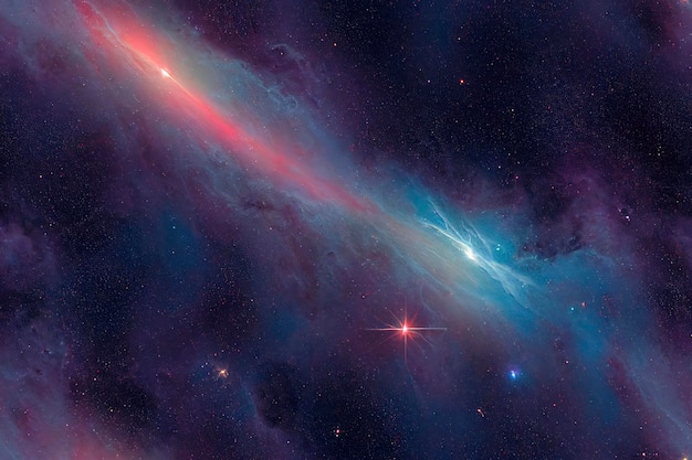 Nebulosa de la galaxia espacial en planetas y estrellas del espacio exterior