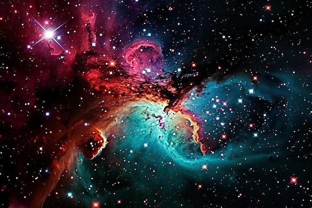 Foto nebulosas y galaxias en el espacio