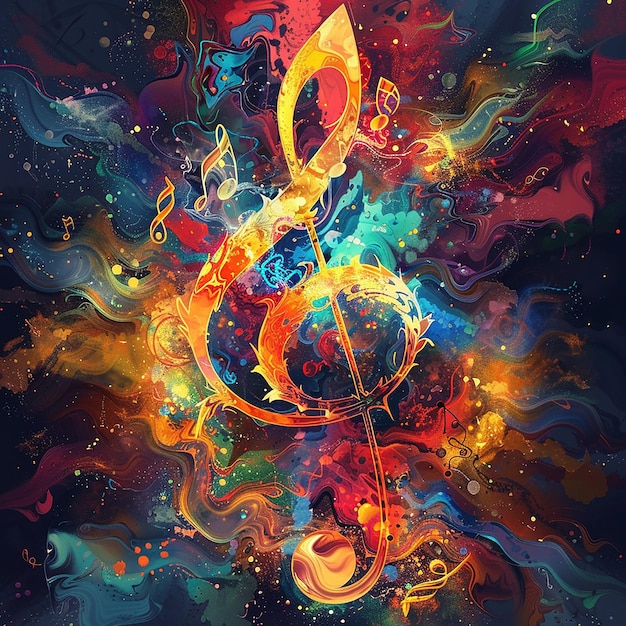 Necesita una imagen para representar la música a través de los idiomas hacer uso