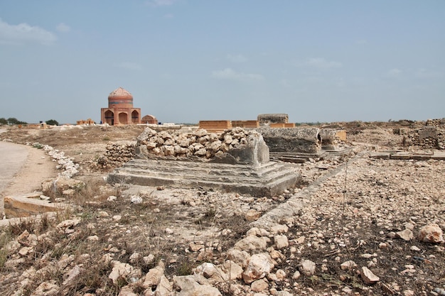 Necrópole Makli túmulos vintage em Thatta Paquistão