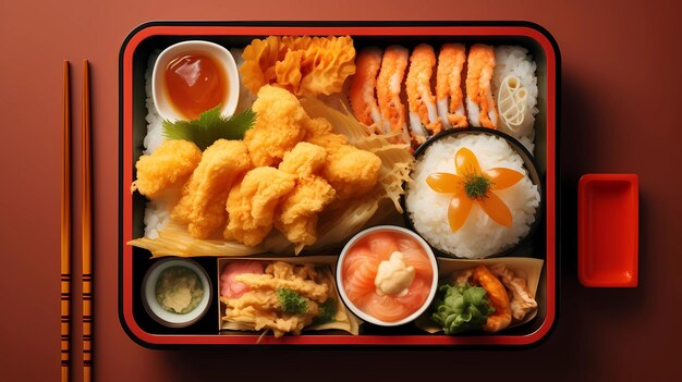 Needzo japanische Lunchbox Bild des Katsubi-Restaurants