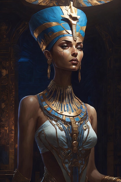 Neferetiti la gran reina egipcia