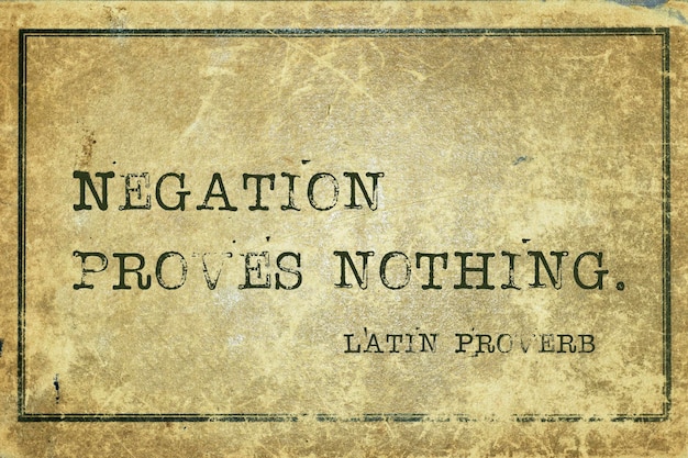 Negations-LP