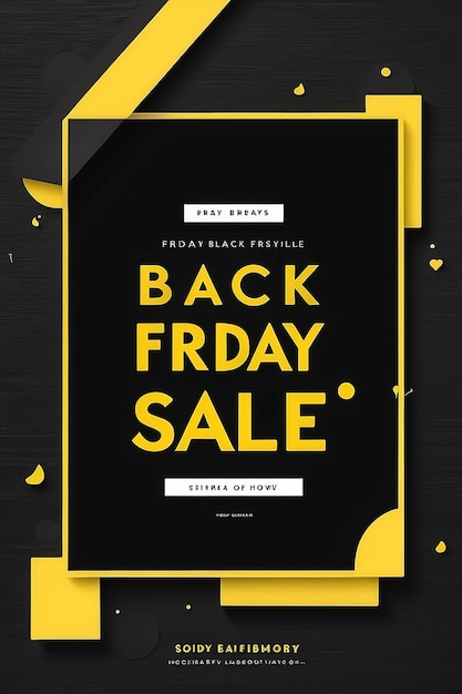 Negro y amarillo moderno venta de viernes negro historia de Instagram