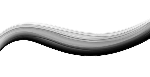 negro y blanco abstracto fondo 3d línea de gradiente 3d en un fondo blanco